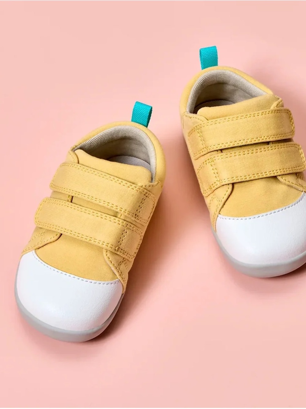 Ten Little Yellow Hook-and-Loop Shoes